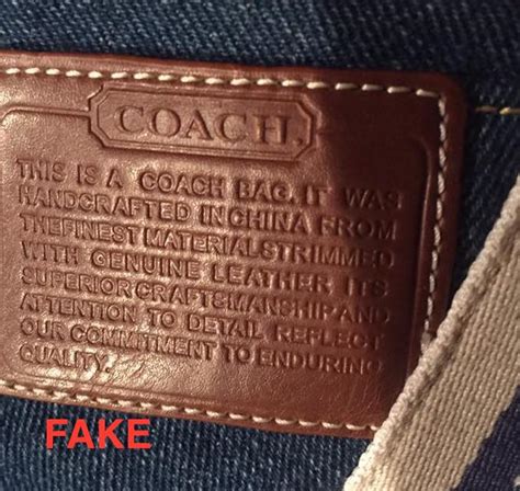 how much is a fake coach bag worth|how to authenticate coach bags.